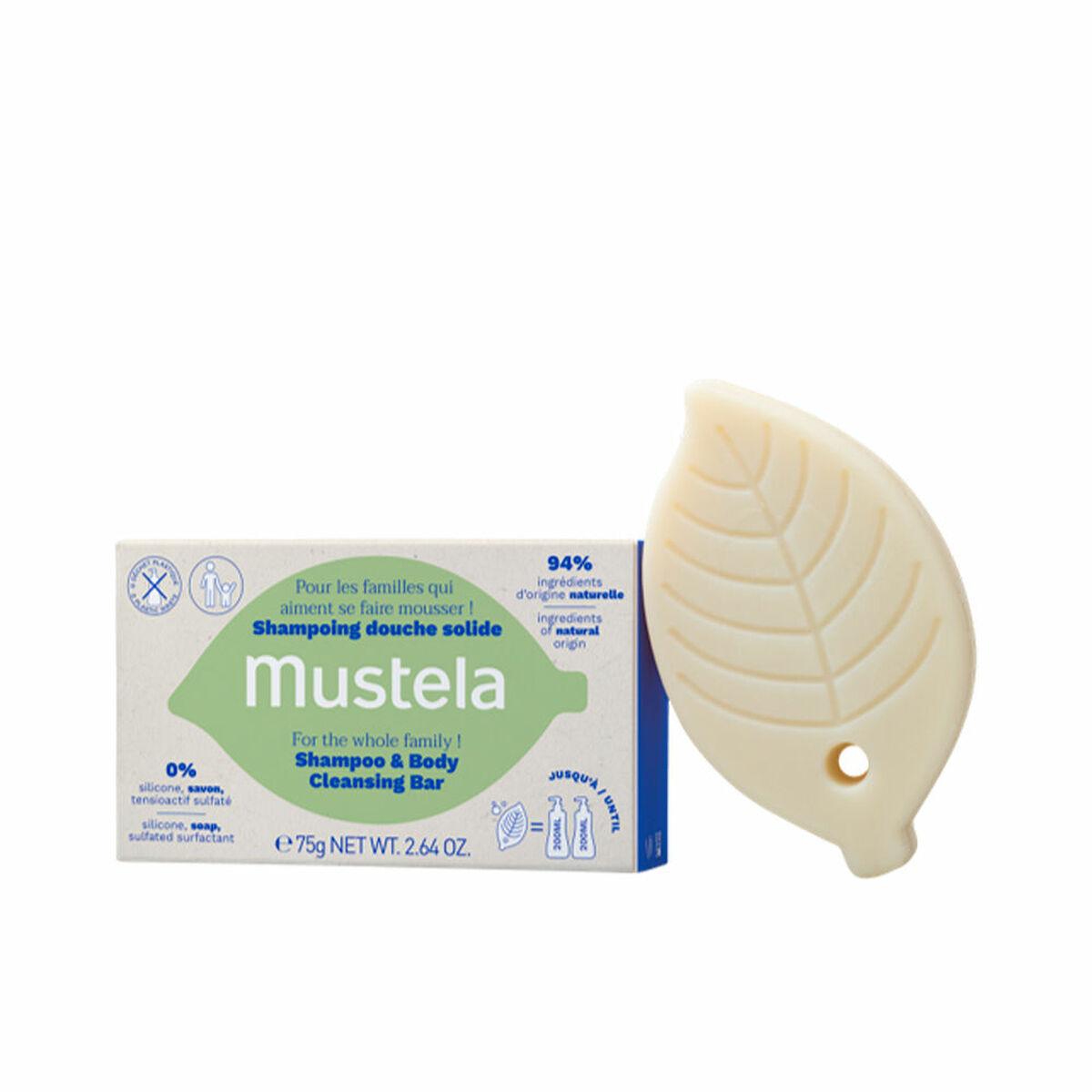 Mustela Shampoo & Body Cleansing Bar 75gr
