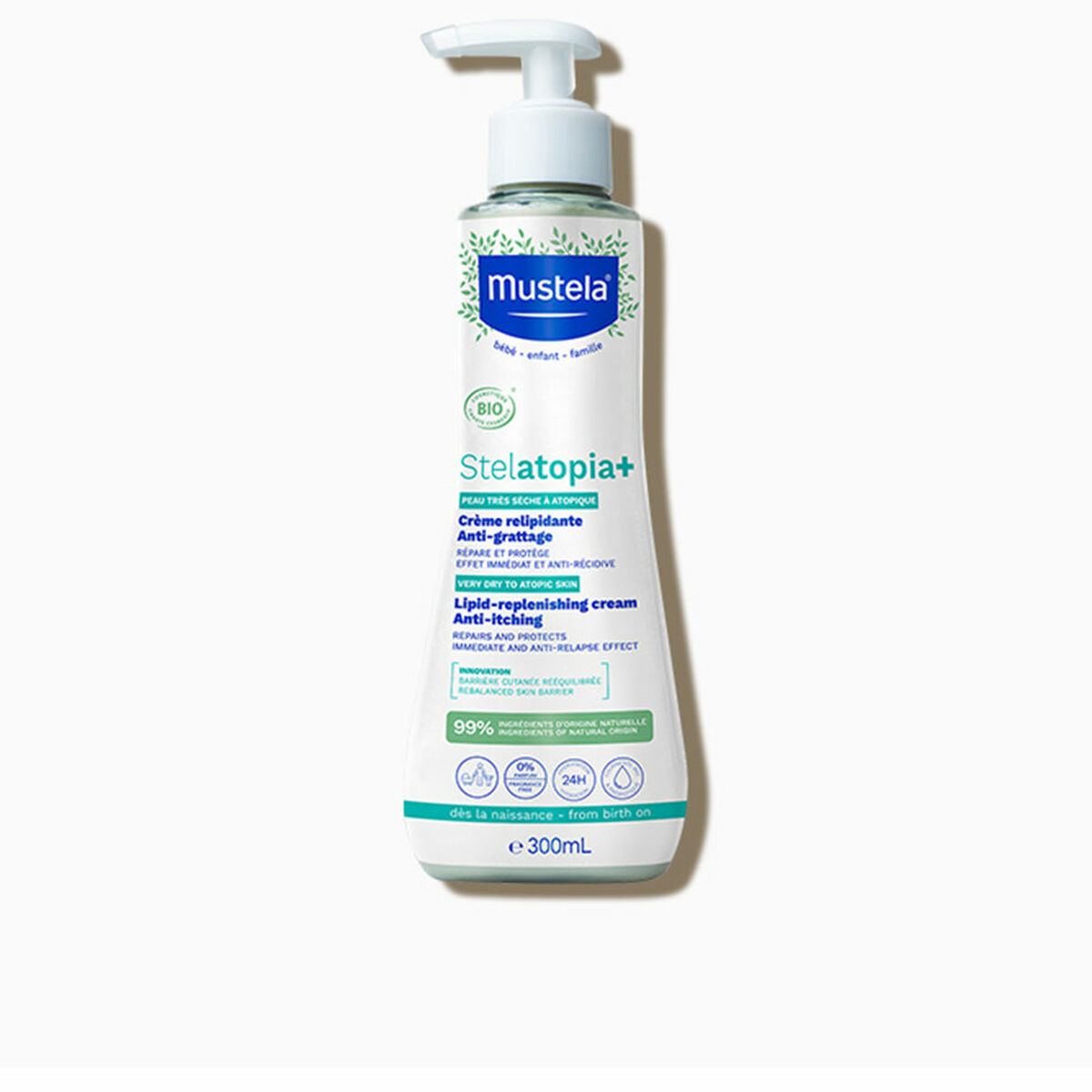 MUSTELA STELATOPIA+ BIO lipid-replenishing cream 300 ml