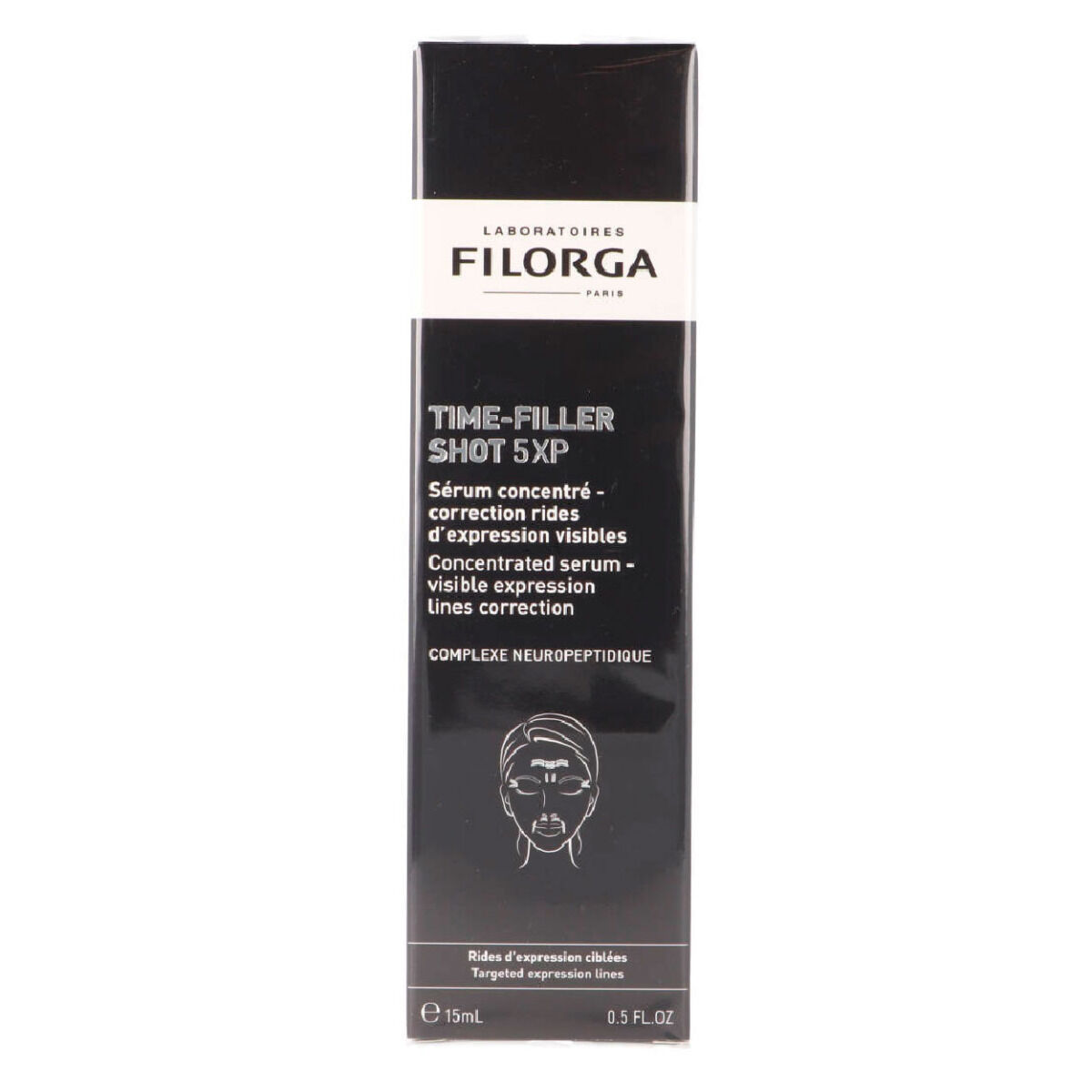 LABORATOIRES FILORGA TIME-FILLER SHOT 5XP Concentrated serum to correct visible expression lines 15 ml
