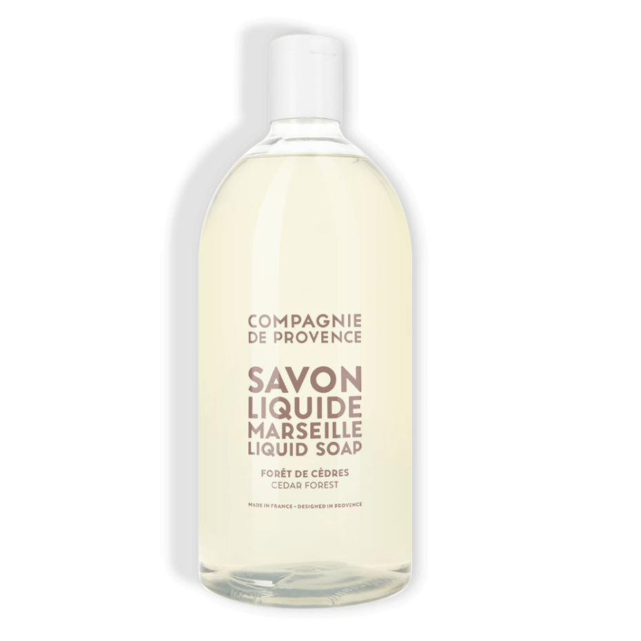 Compagnie De Provence Liquid Marseille Soap Refill Cedar Forest   1000 ml