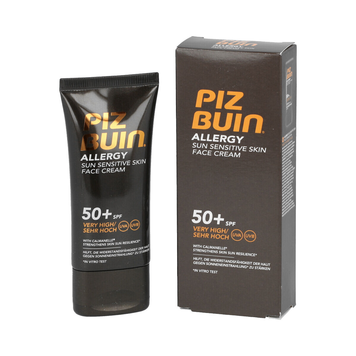 Piz Buin Sensitive Cream Αδιάβροχη Αντηλιακή Κρέμα Προσώπου SPF50 50ml