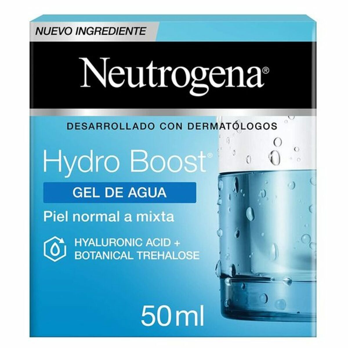 NEUTROGENA HYDRO BOOST gel de agua facial piel normal-mixta 50 ml