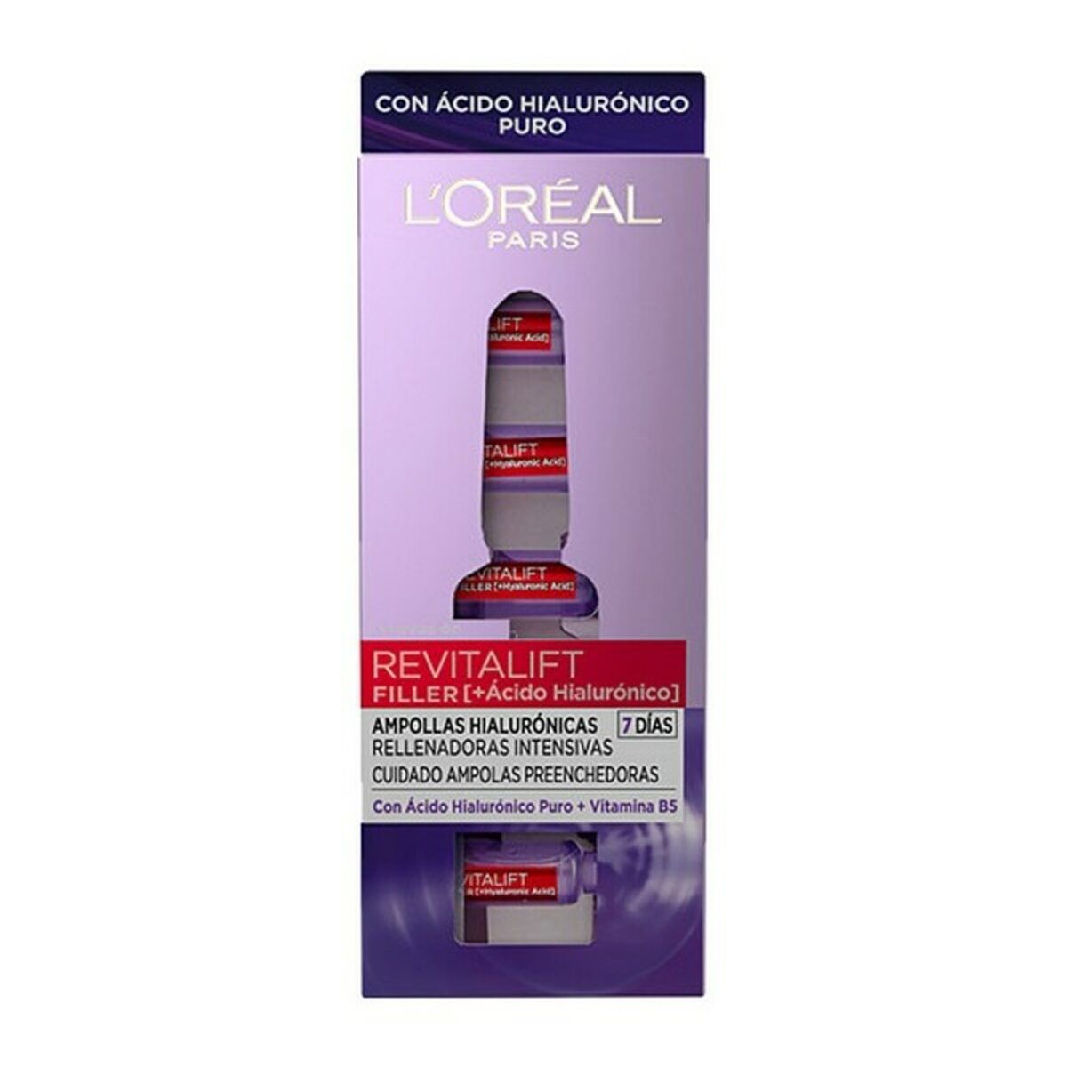 L'Oreal Paris Revitalift Filler Ενυδατικό Serum Προσώπου με Υαλουρονικό Οξύ 7x1.3ml