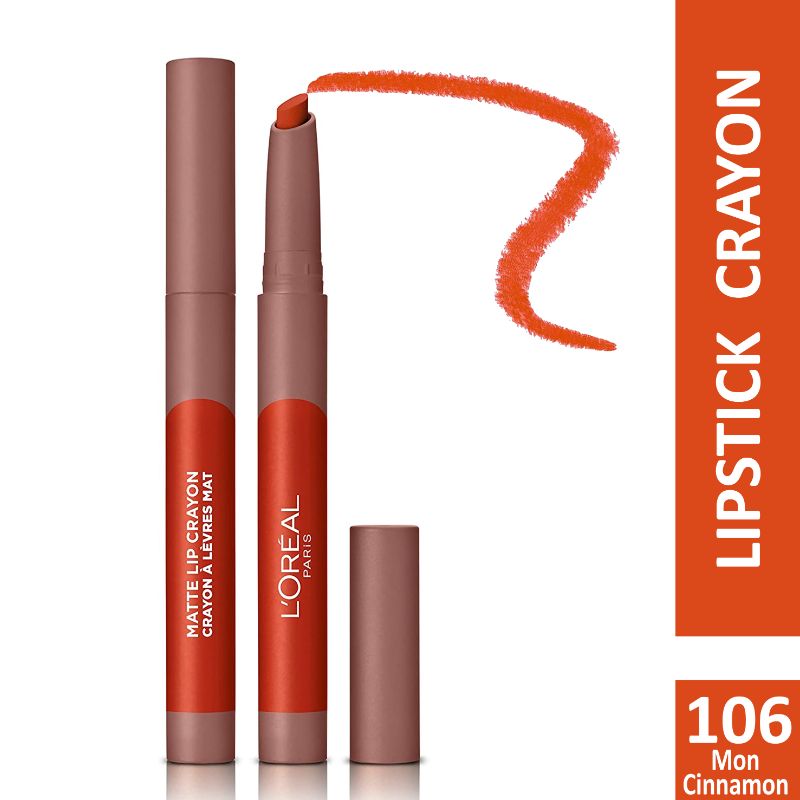 L'ORÉAL PARIS INFALLIBLE matte lip crayon #106-mon cinnamon