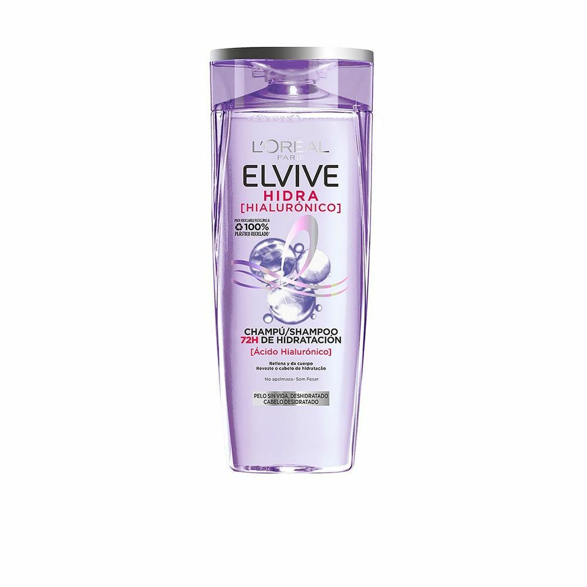 L'ORÉAL PARIS ELVIVE HIDRA HIALURÓNICO champú 72h hidratación 370 ml