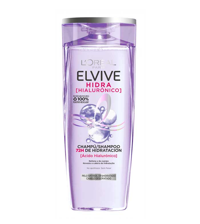 L'ORÉAL PARIS ELVIVE HIDRA HIALURÓNICO champú 72h hidratación 690 ml