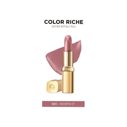 L'ORÉAL PARIS COLOR RICHE lipstick #601-worth it 4.54 gr