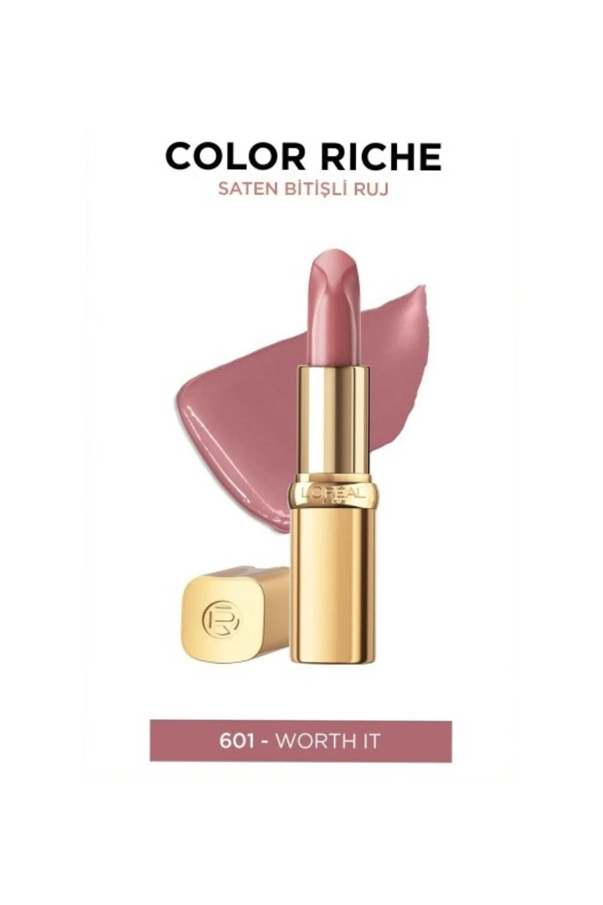 L'ORÉAL PARIS COLOR RICHE lipstick #601-worth it 4.54 gr