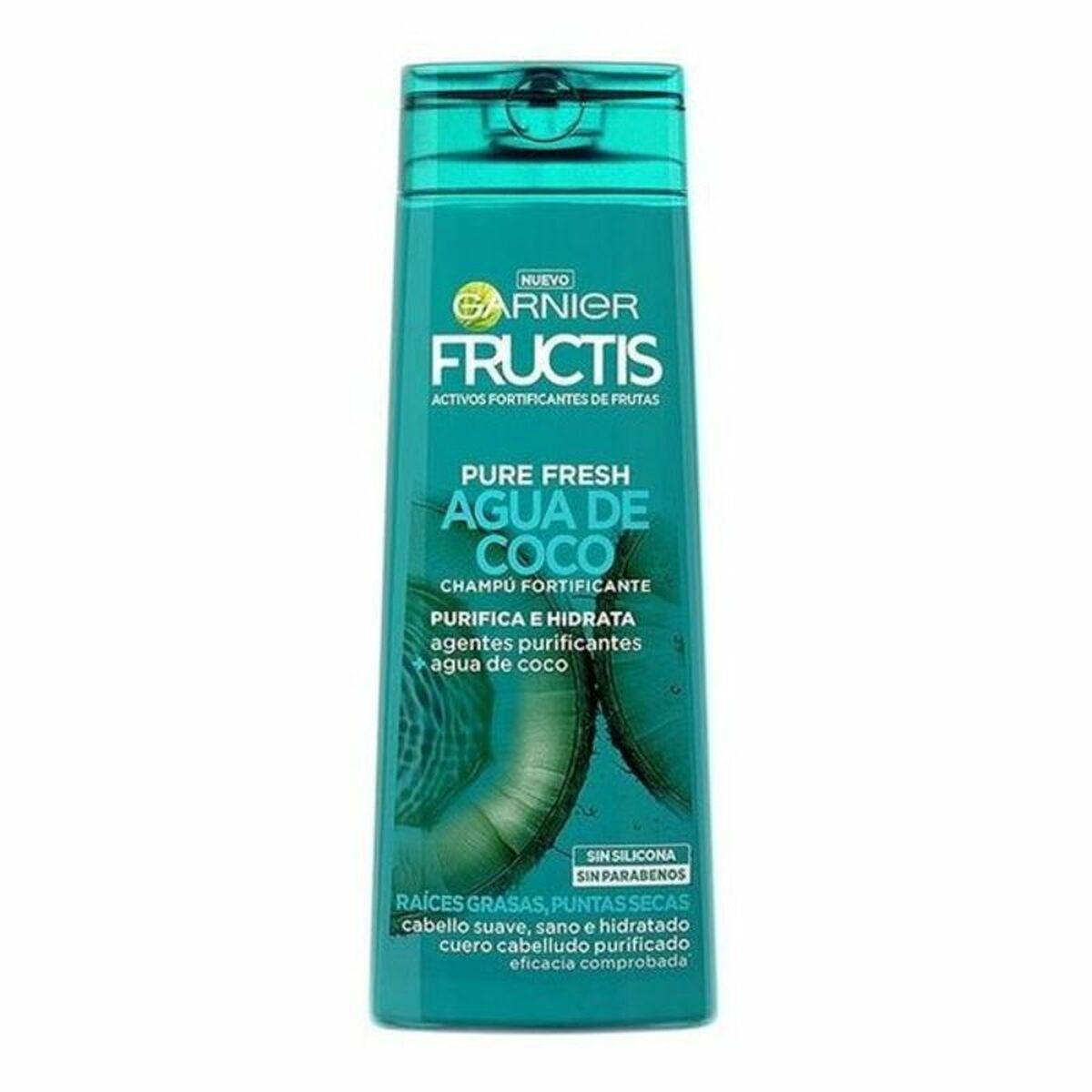 GARNIER FRUCTIS PURE FRESH Ενισχυτικό Σαμπουάν με Νερό Καρύδας 360 ml