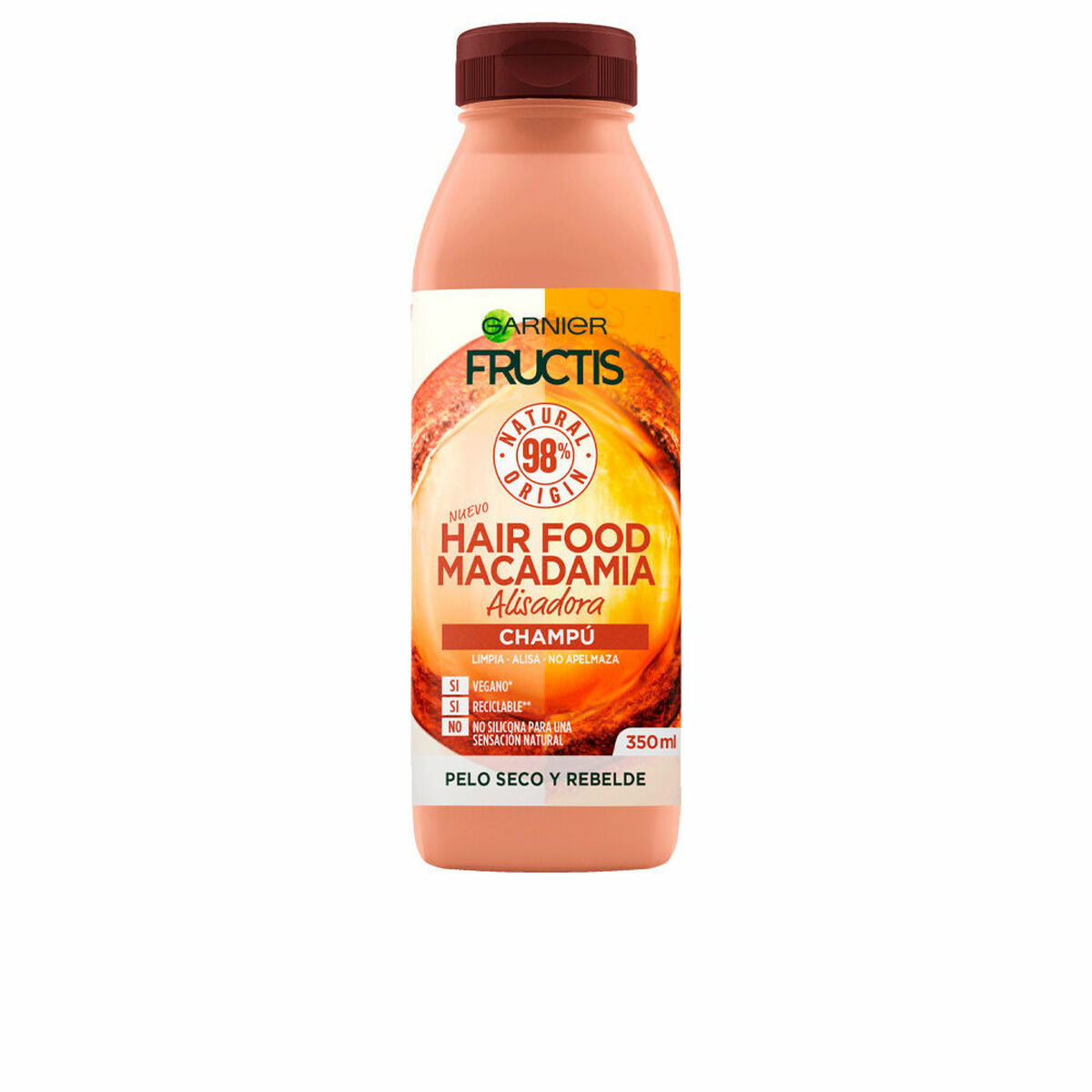 Garnier Fructis Hair Food Macadamia Ξηρό Σαμπουάν για Ξηρά Μαλλιά 350ml
