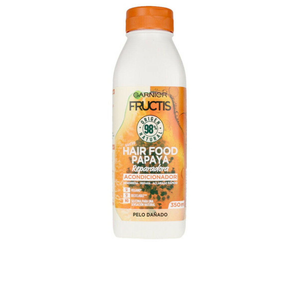 Garnier Fructis Papaya Hair Food Conditioner Αναδόμησης/θρέψης για Όλους τους Τύπους Μαλλιών 350ml