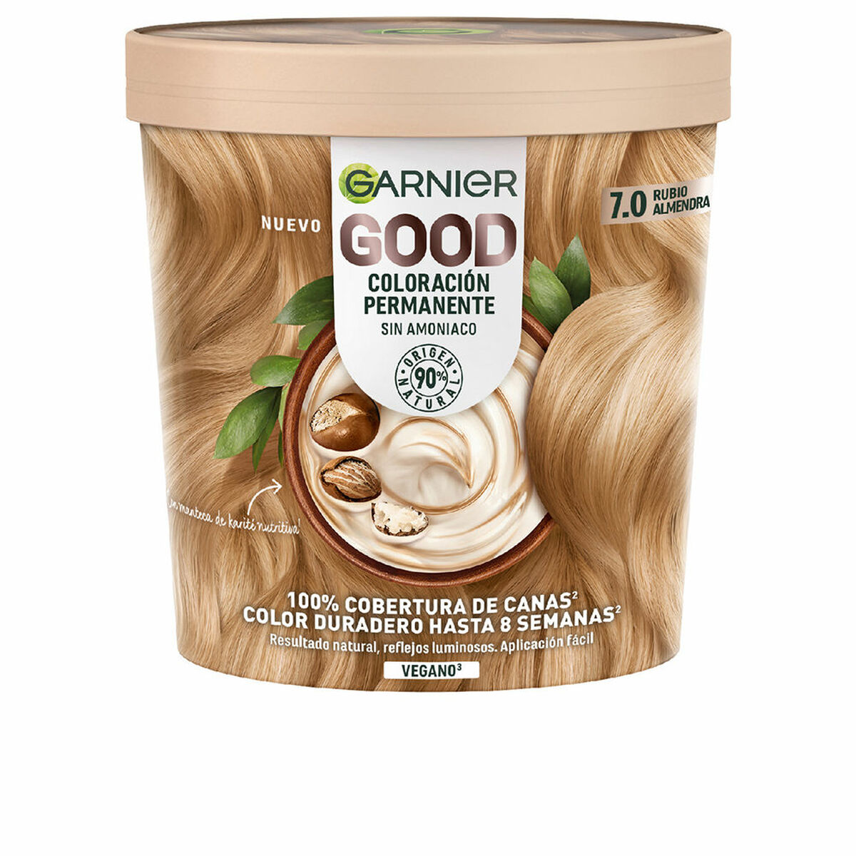 GARNIER GOOD permanent color #7.0 almond blonde 1 u