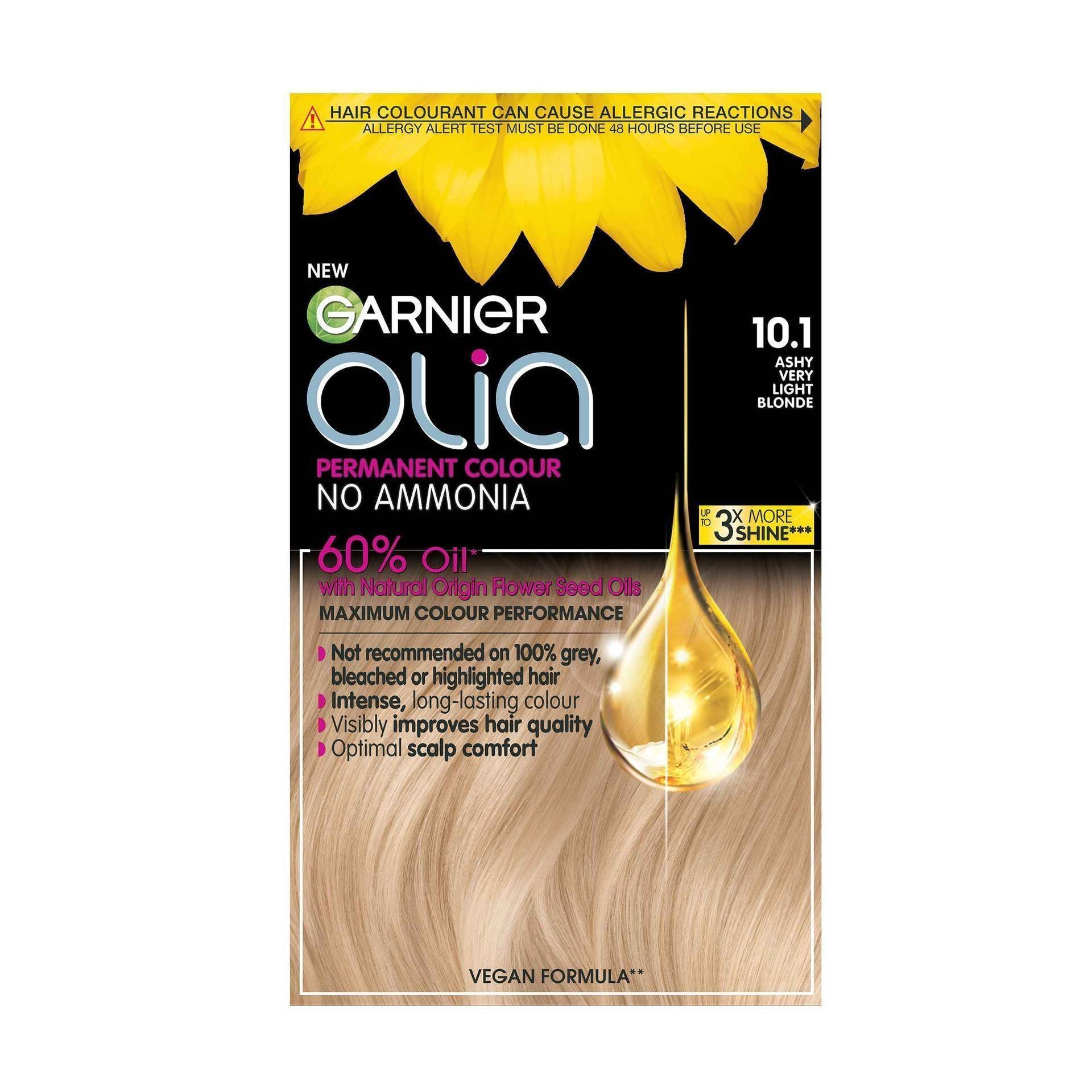 GARNIER OLIA HI SHINE TONER semi-permanent color neutralizer #10.01 platinum blonde 3 pcs