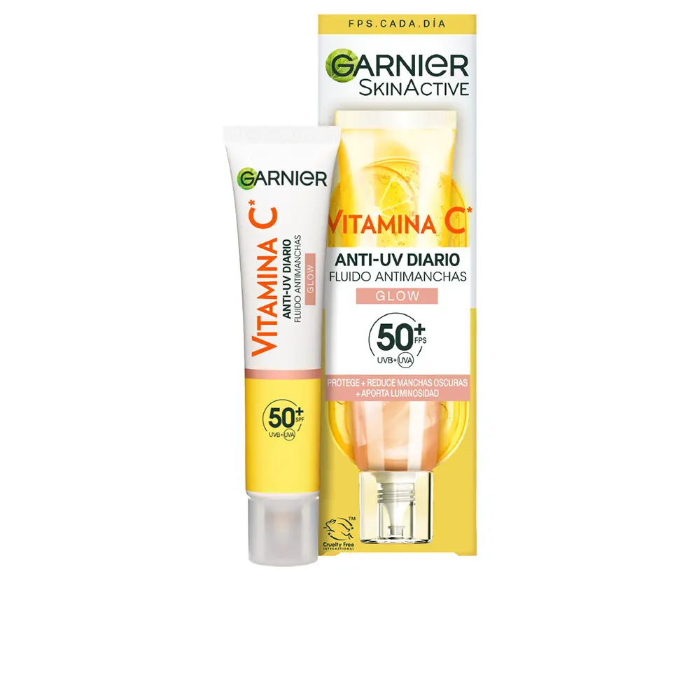 GARNIER SKINACTIVE VITAMIN C anti-spot fluid SPF50+ #glow 40 ml