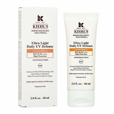 Kiehl's D.S. Ultra Light Daily UV Defense Sunscreen SPF50 Anti-Pollution   60 ml