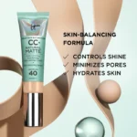 IT COSMETICS CC+ OIL FREE matte SPF40 #fair Invory 32 ml - Image 3