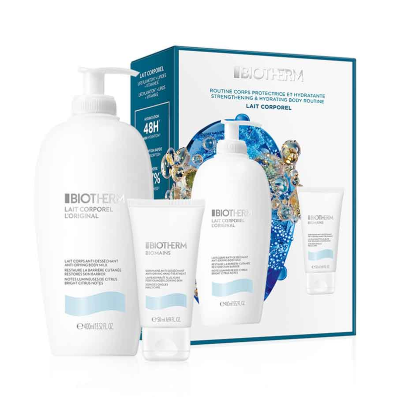 Biotherm Lait Corporel Duo Set Body Lotion 400ml/Shower Gel 50ml   set x 450 ml