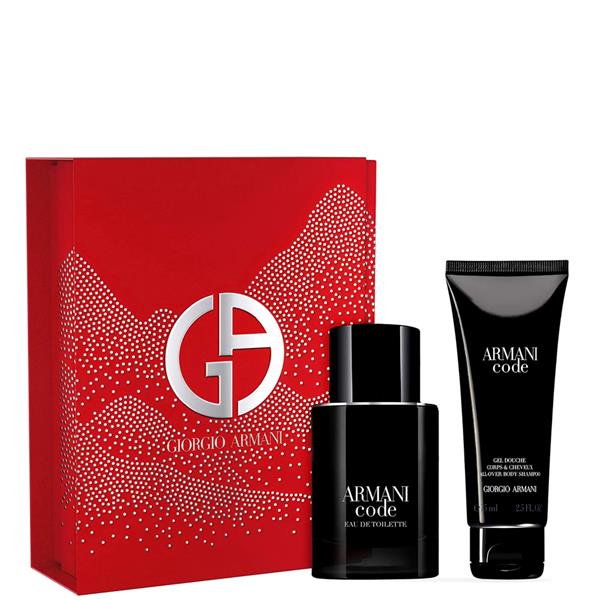 Armani Code Pour Homme Giftset Edt Spray 50ml/All Over Body Shampoo 75 ml   set x 125 ml