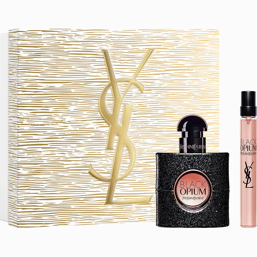 YSL Black Opium Giftset Edp Spray 30ml/Edp Spray 10ml   set x 40 ml