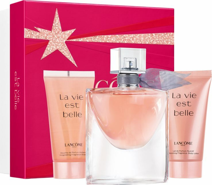 Lancome La Vie Est Belle Giftset Edp Spray 30ml/Shower Gel 50ml/Body Lotion 50ml   set x 130 ml