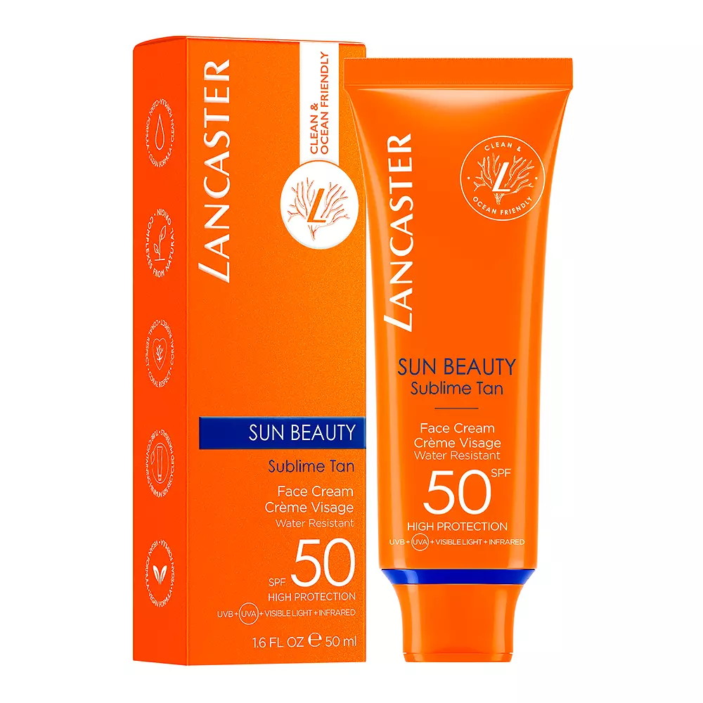 Lancaster Sun Beauty Comfort Touch Face Cream  spf50  50 ml
