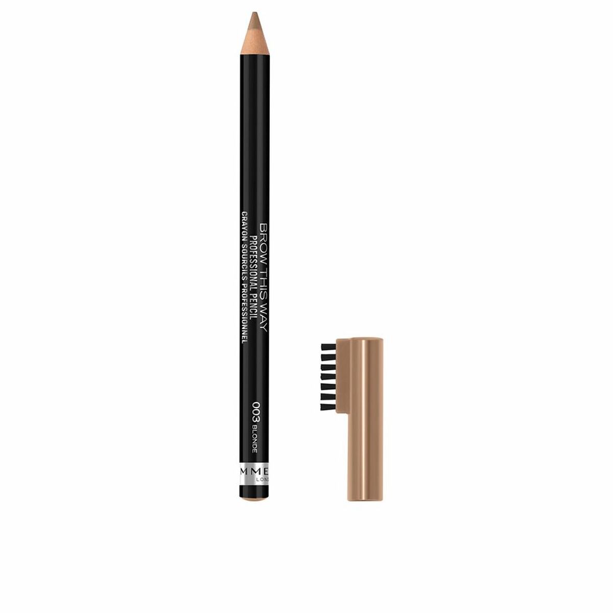 Μολύβι φρυδιών Rimmel London Brow This Way 003-blonde