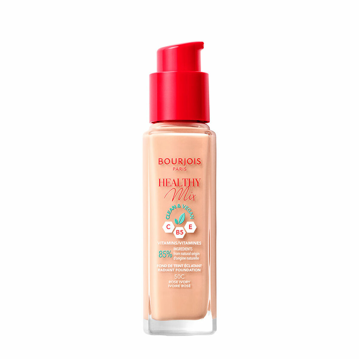 BOURJOIS HEALTHY MIX makeup base #50C-rose ivory 30 ml