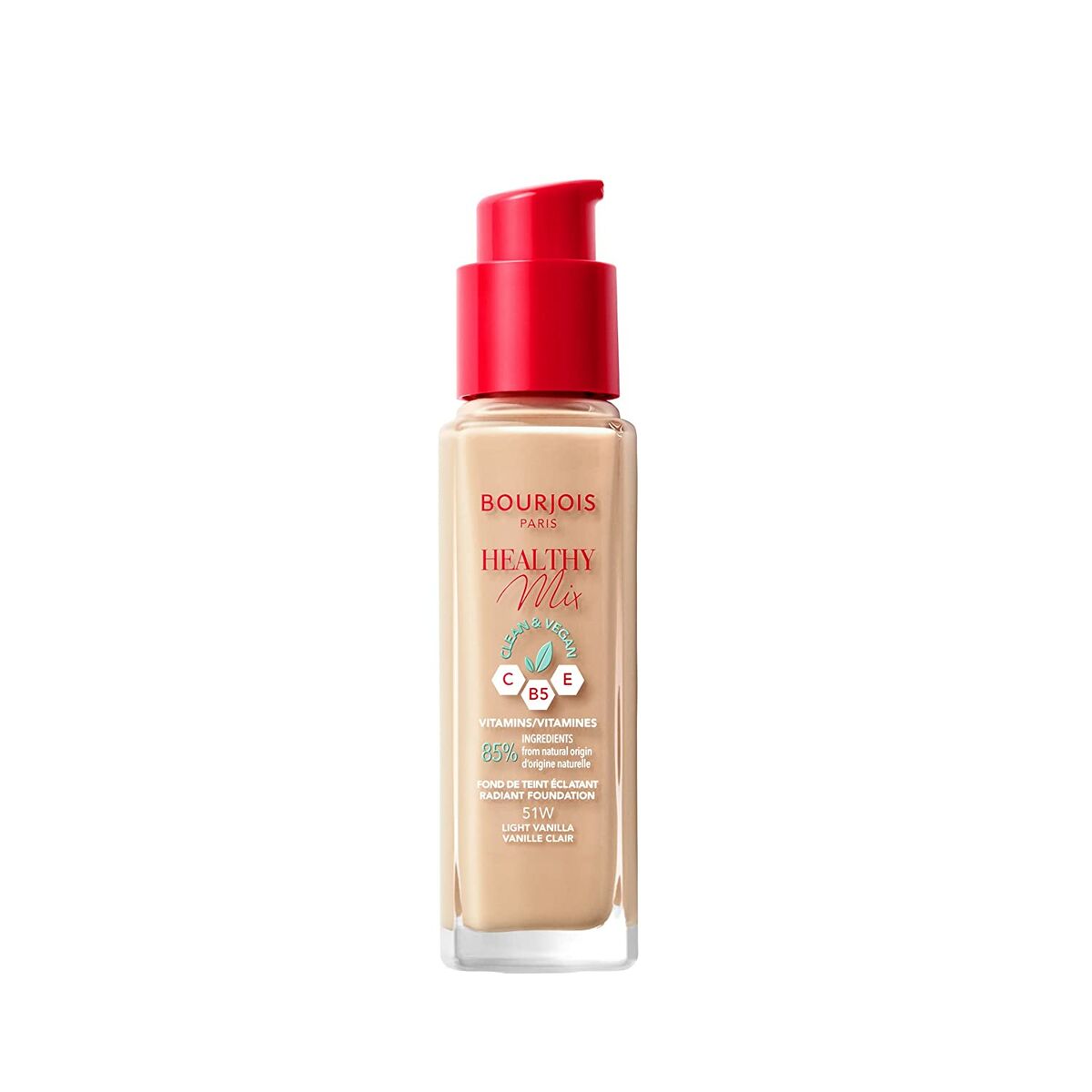 Βάση Μακιγιάζ Κρεμώδες Bourjois Healthy Mix 51-light vanilla (30 ml)