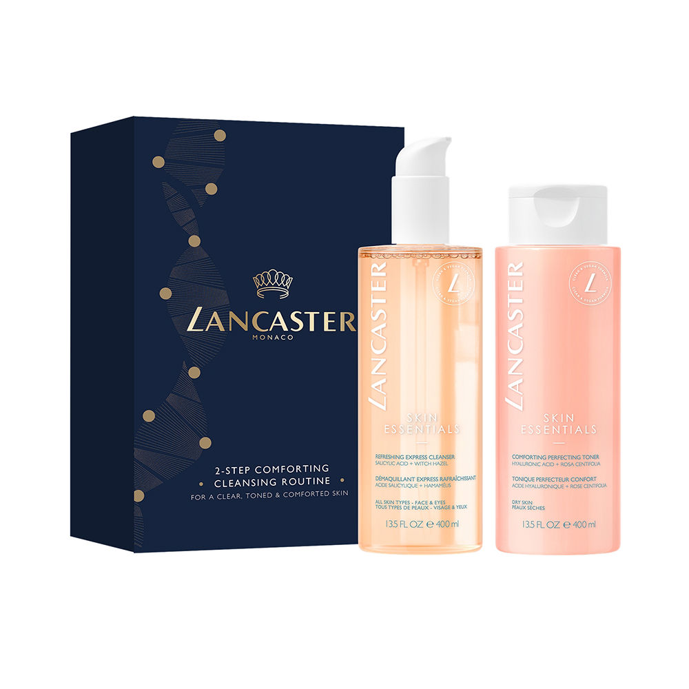 LANCASTER SKIN ESSENTIALS REFRESHING EXPRESS CLEANSER LOT 2 pcs