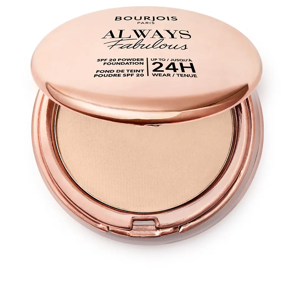 BOURJOIS ALWAYS FABULOUS powder makeup base SPF20 #125-Ivory 7 gr