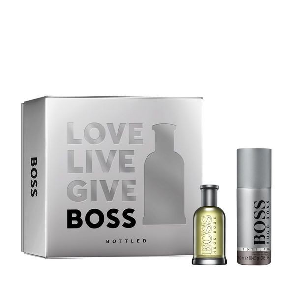 Hugo Boss Bottled Gitset Edt Spray 50ml/Deodorant Spray 150ml  set x 200 ml