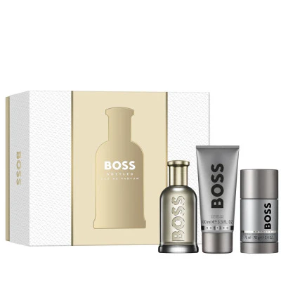 Hugo Boss Bottled Eau De Parfum Giftset Edp Spray 100ml/Shower Gel 100ml/Deo Stick 75ml   set x 275 ml