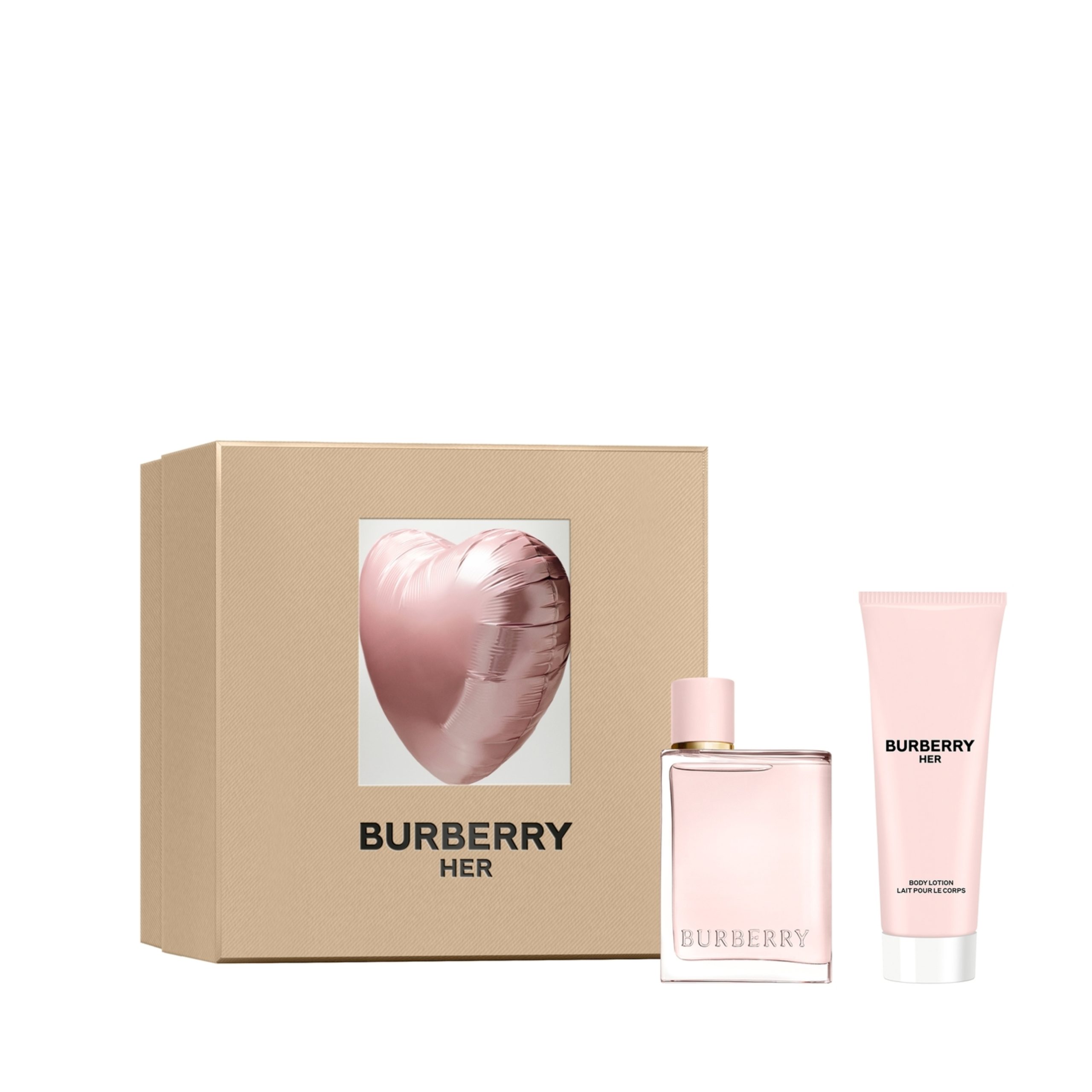 Burberry Her Giftset Edp Spray 50ml/Body Lotion 75ml   set x 125 ml
