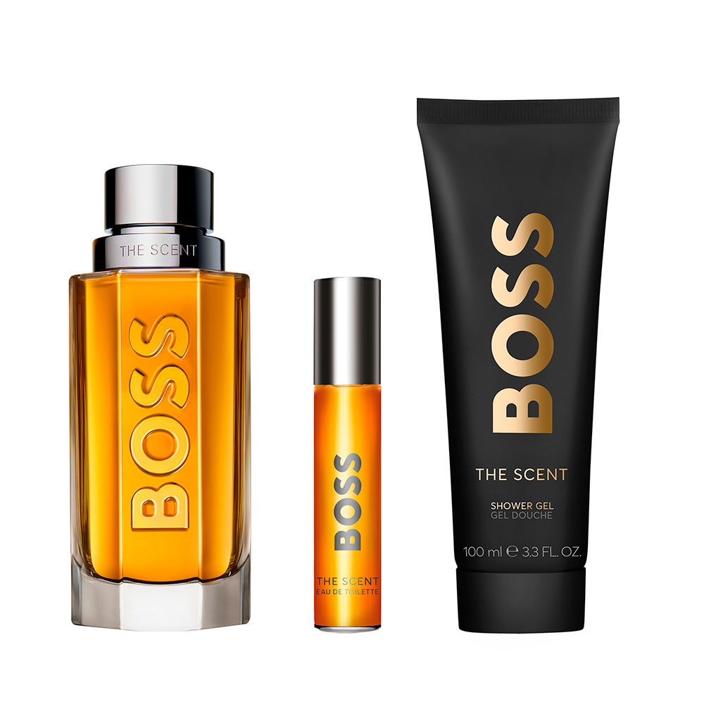 HUGO BOSS-BOSS THE SCENT 3-piece set Edt 100+10ml  Shower gel 100ml