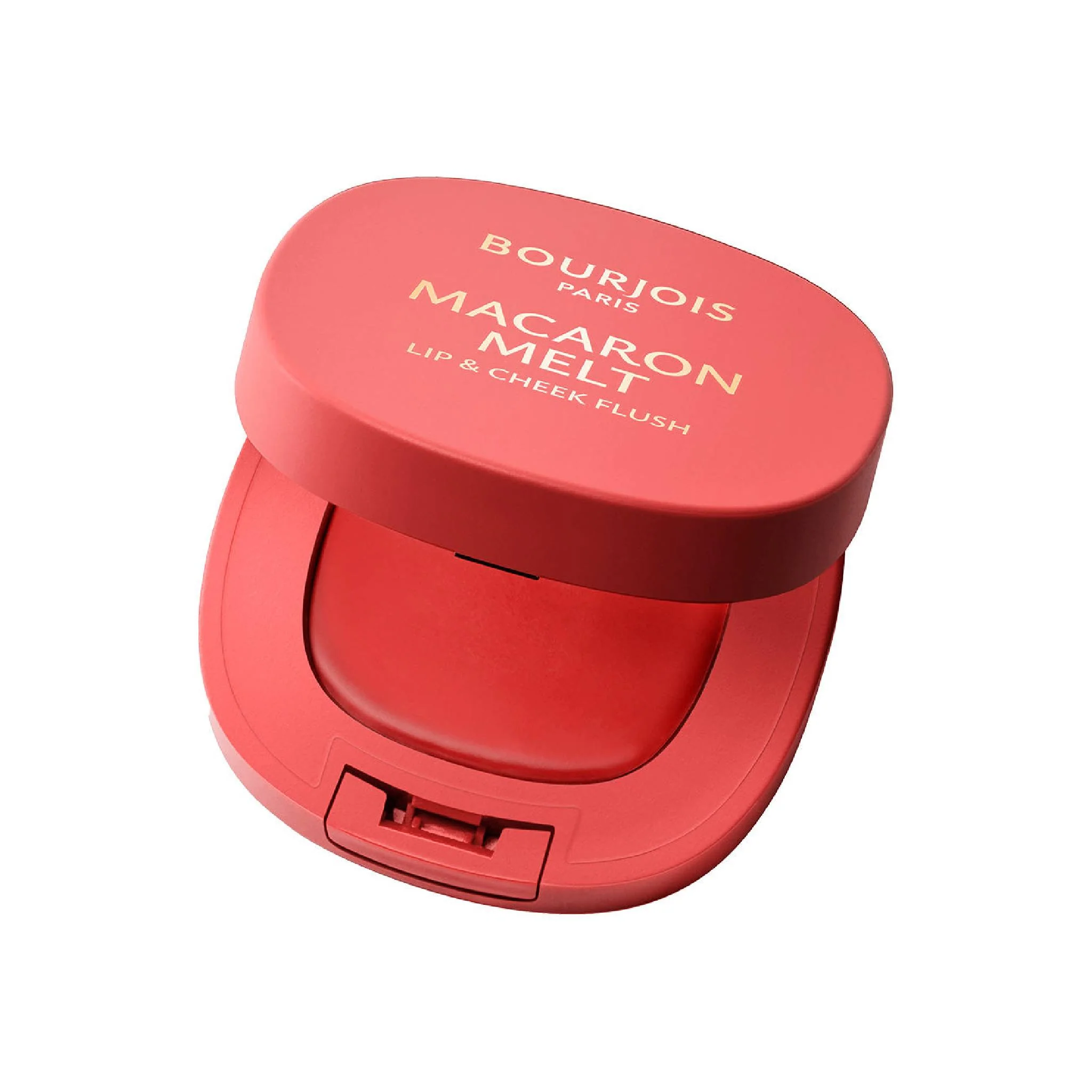 BOURJOIS MACARON MELT blush for cheeks and lips #3-Peach Tatin 8 gr
