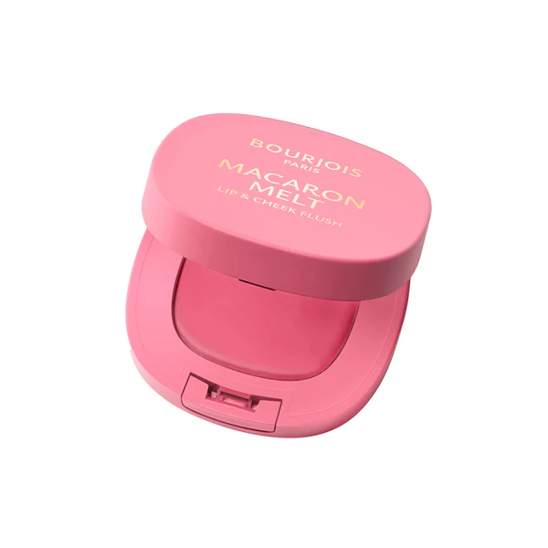 BOURJOIS MACARON MELT blush for cheeks and lips #5-Berry Smoothy 8 gr
