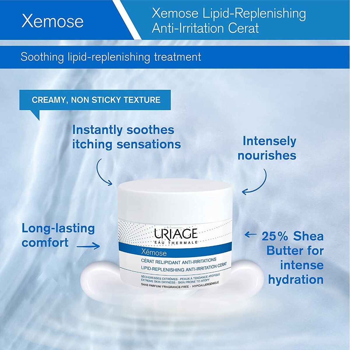 Uriage Xemose Lipid-Replen. Anti-Irritation Cerat  200 ml
