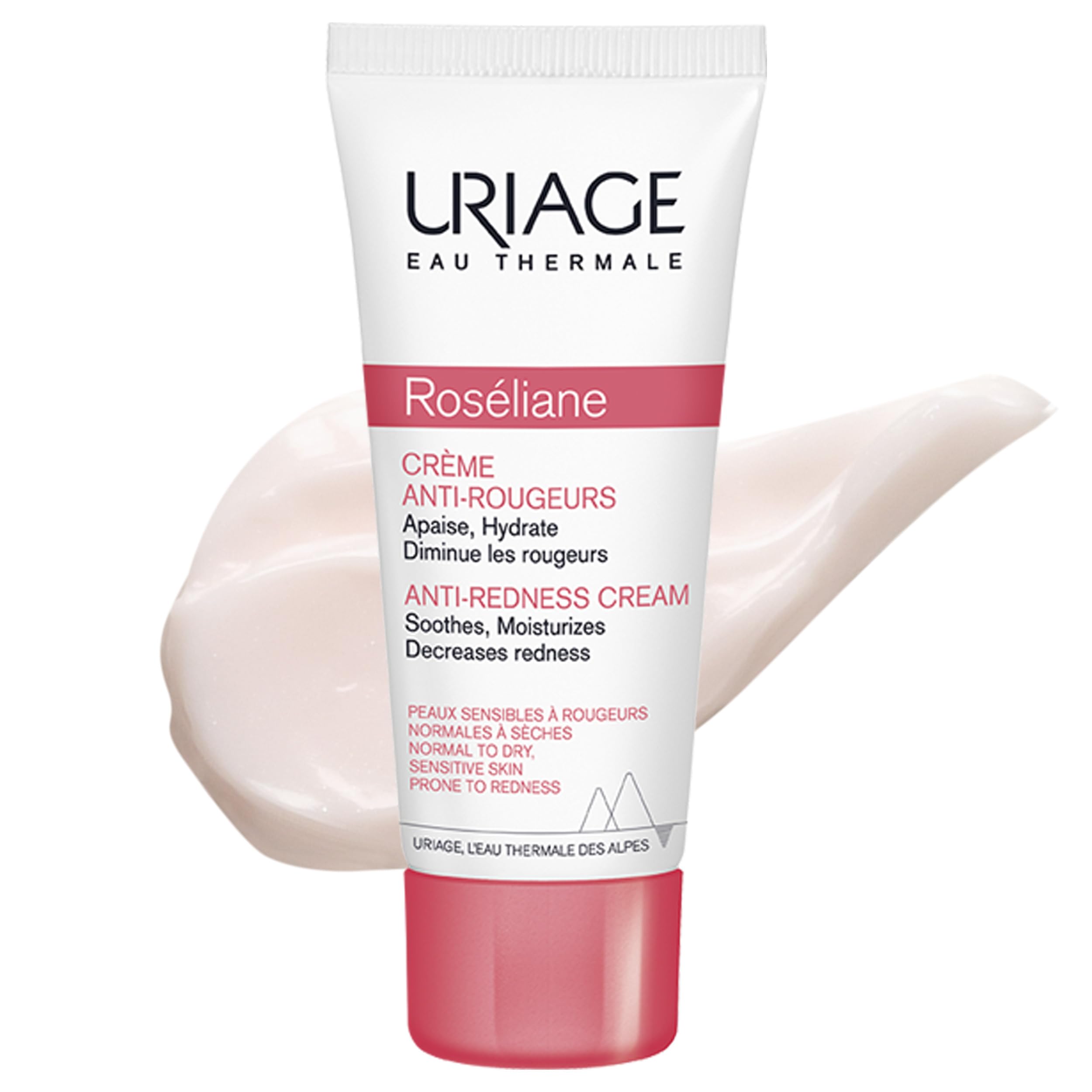URIAGE Roseliane Anti-Redness Facial Cream SPF30 Moisturizing, with Ginseng and Algae Extract 40 ml