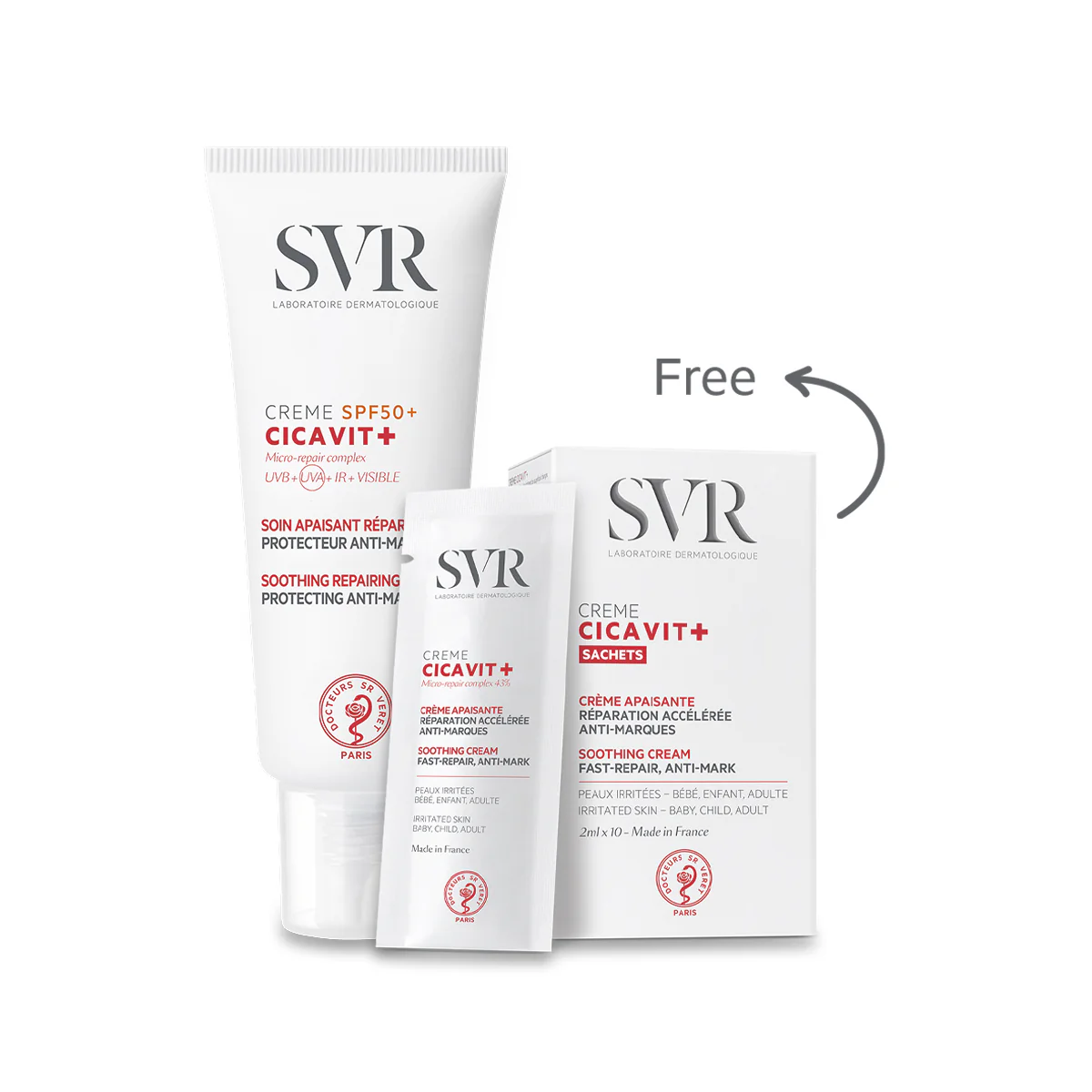SVR LABORATOIRE DERMATOLOGIQUE CICAVIT+ soothing cream 40 ml