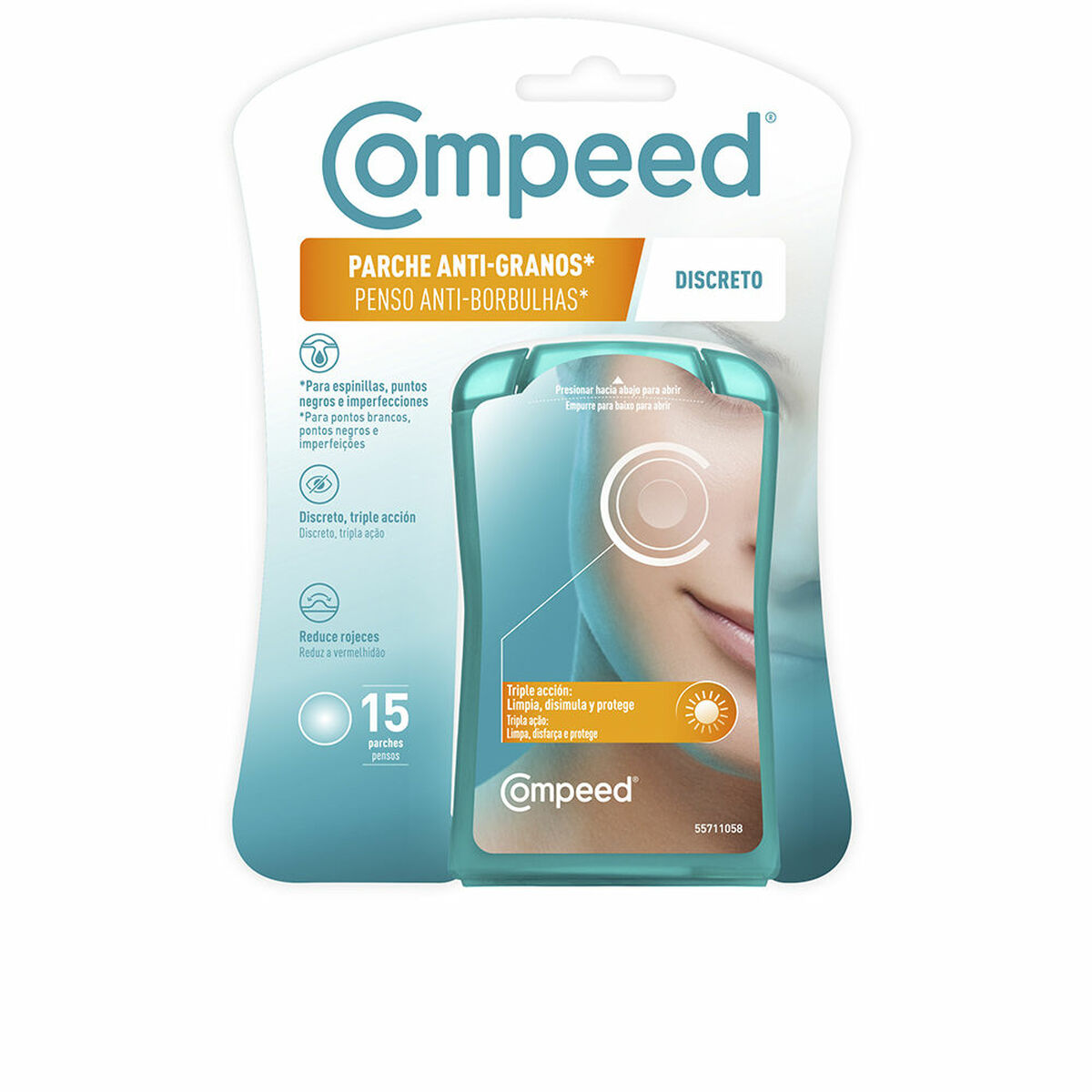 COMPEED ANTI-PIMPS discreet patch 15 u