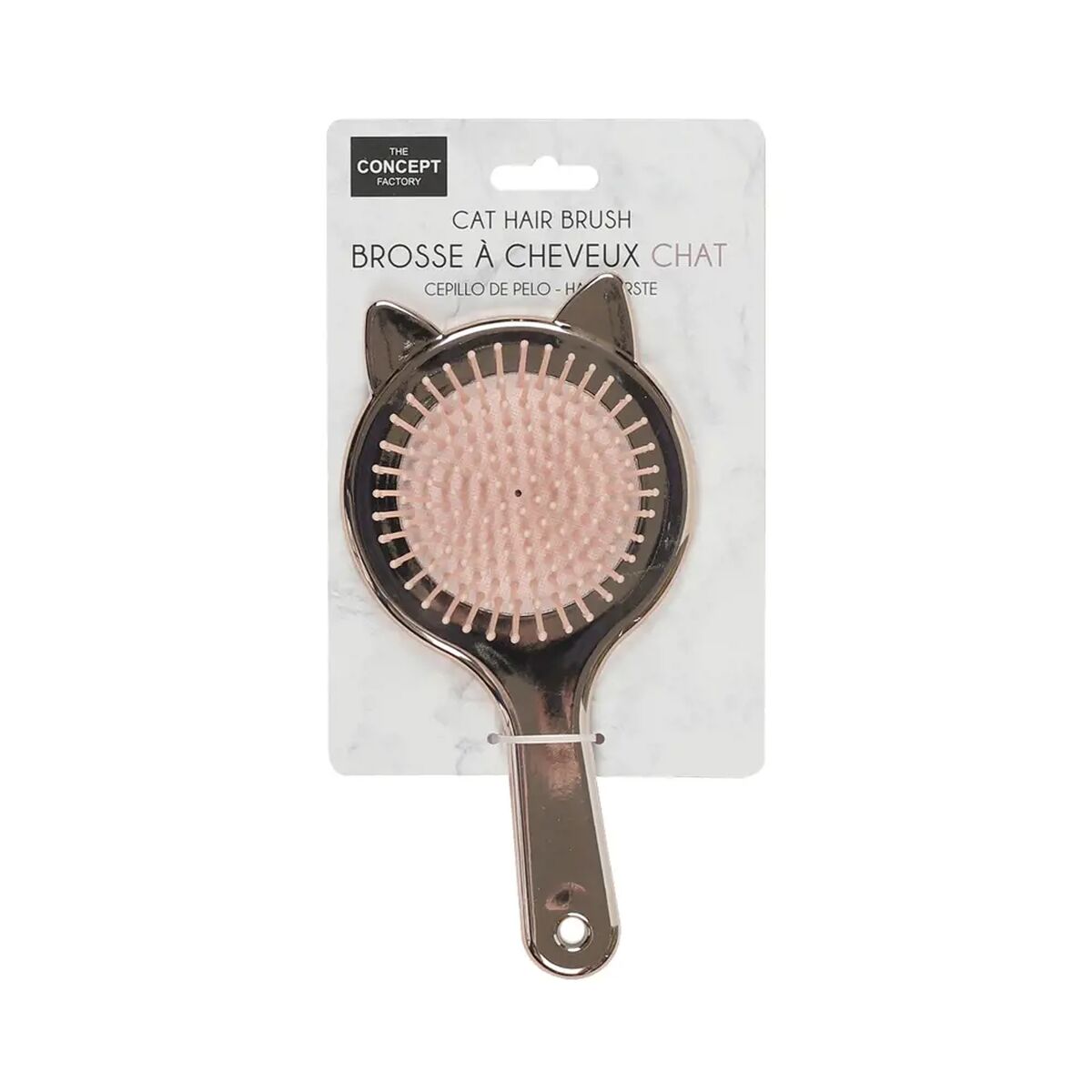 THE CONCEPT FACTORY HAIR BRUSH cat shape 1 u