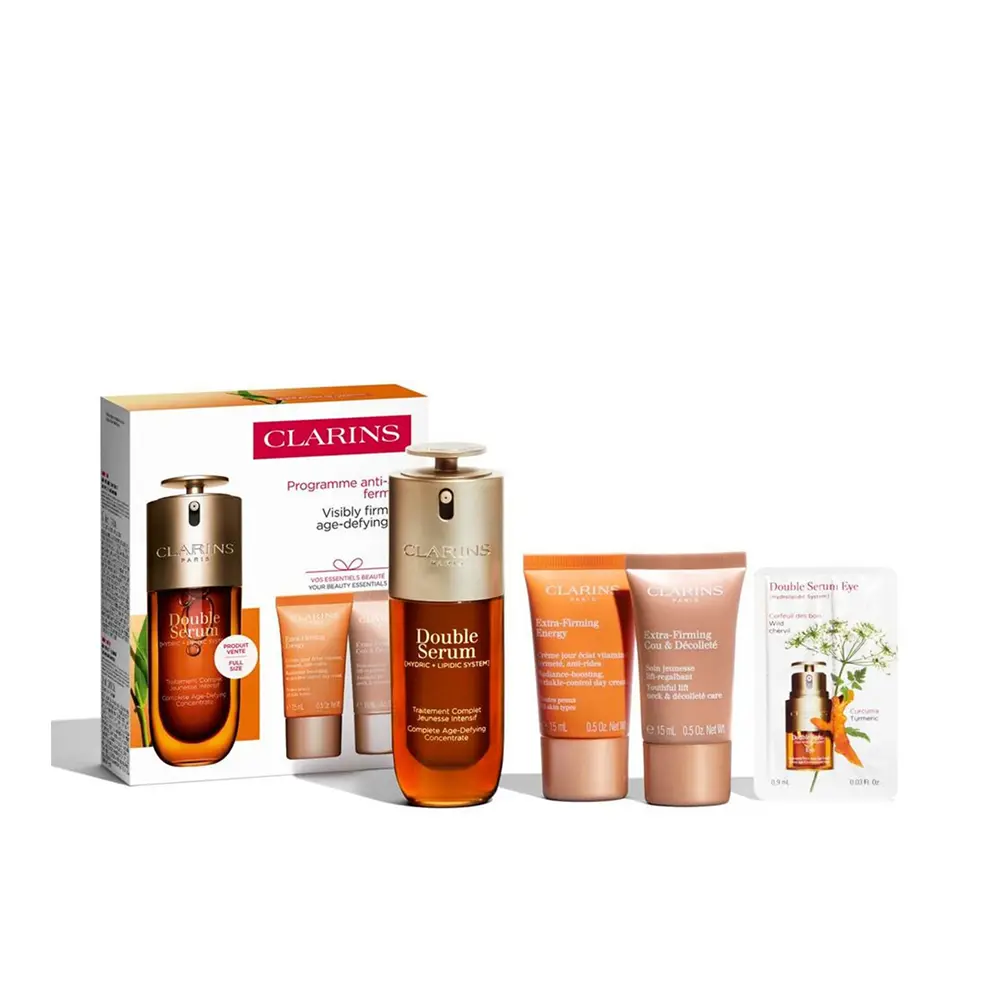 CLARINS DOUBLE SERUM CASE 4 pcs