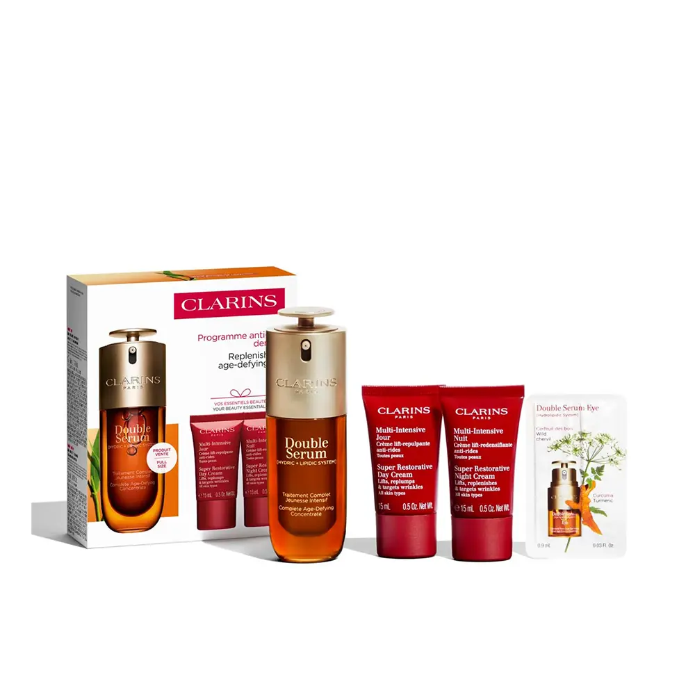 CLARINS DOUBLE SERUM CASE 4 pcs