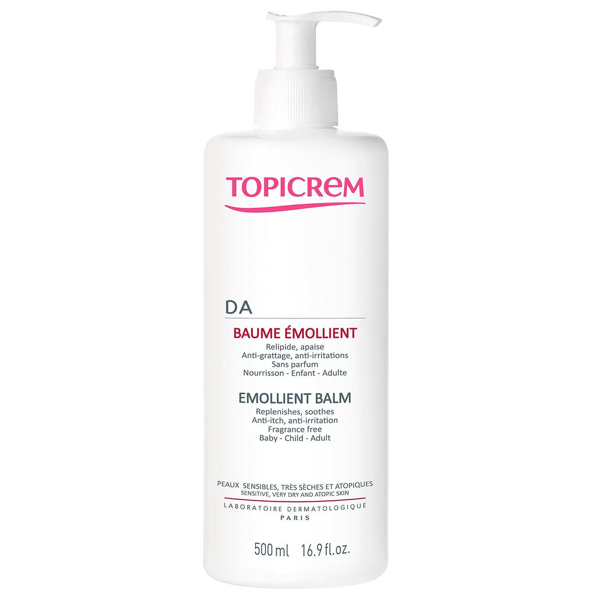 TOPICREM DA emollient balm 500 ml