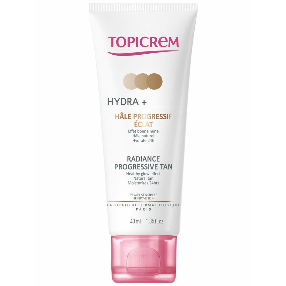 TOPICREM HYDRA+ facial progressive tanning 40 ml
