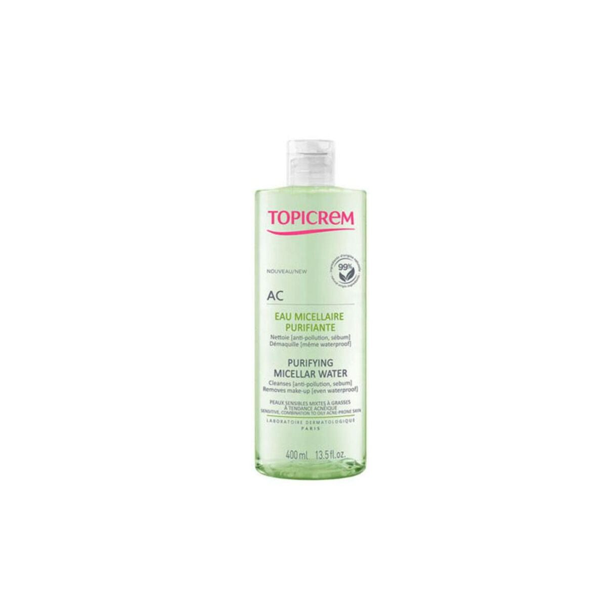 TOPICREM AC purifying micellar water 400 ml