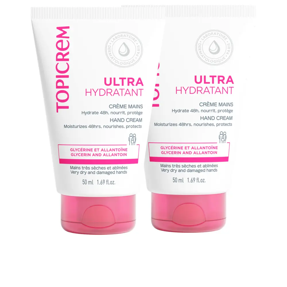 TOPICREM UH Ultra-hydrating hand cream, pack of 2 x 50 ml