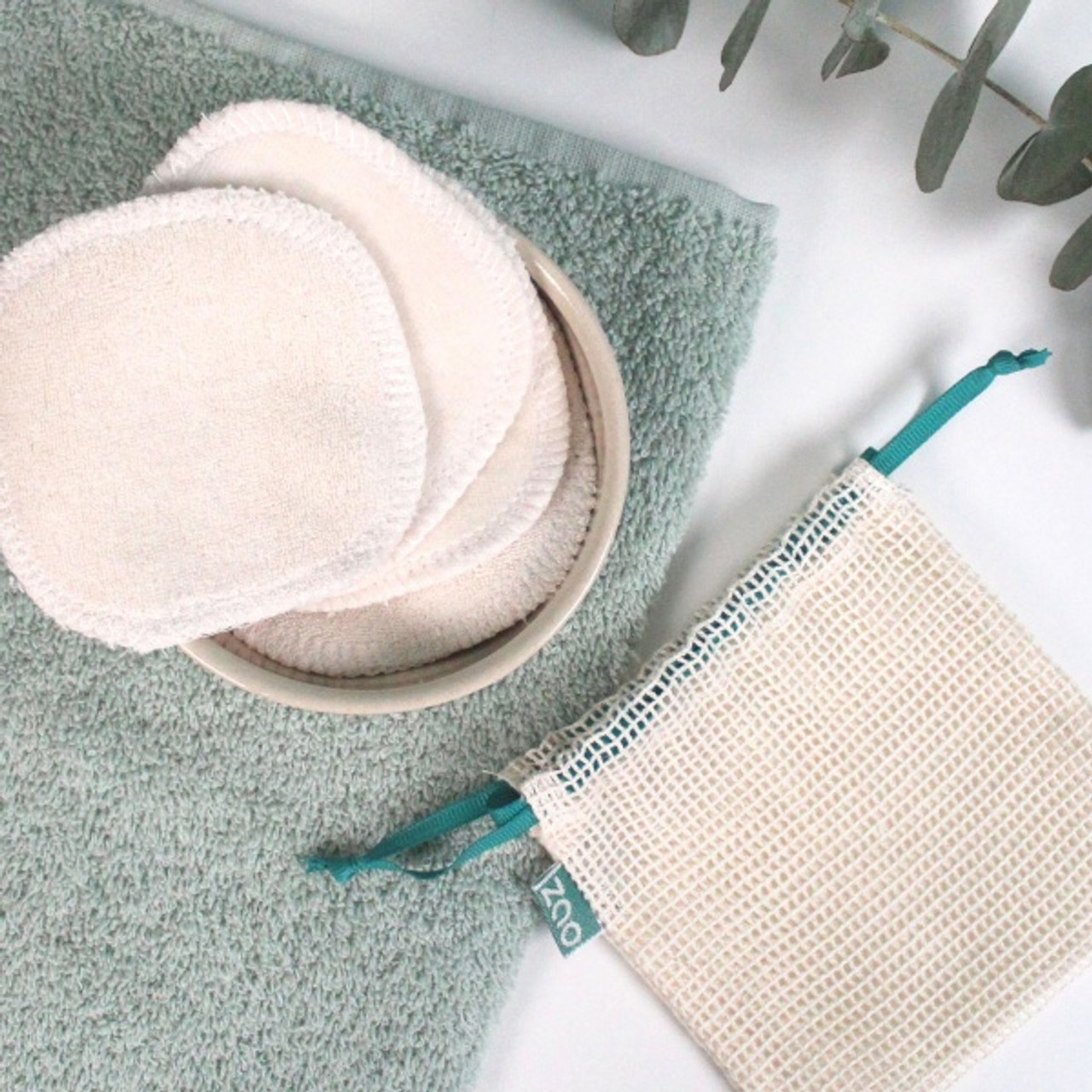 Zao Make-Up Washable Remover Pads 5 Pcs   set x 5 piece