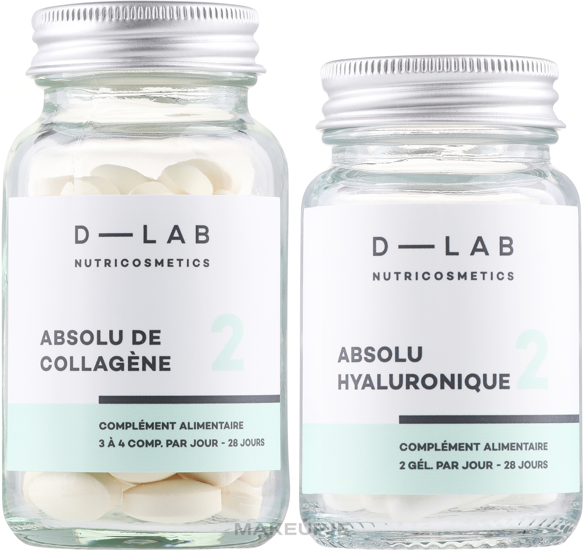 D-Lab Pure Nutrition Duo - 1 Month Hyluronic 28 Caps/Collagen 84 Caps