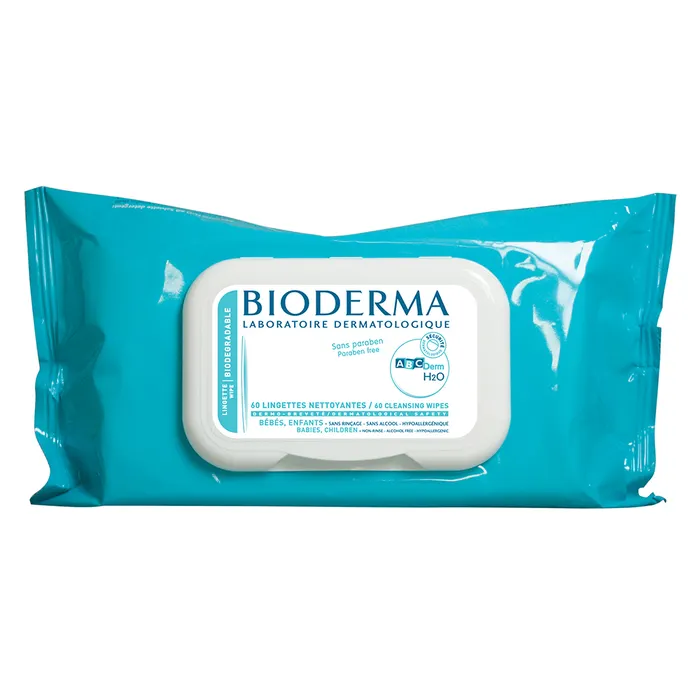 BIODERMA ABC DERM H2O 60 WIPES